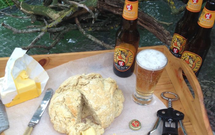 Beer Damper, tastes amazing. The beers gives the damper a lighter, fluffier texture