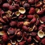Dried quandongs. Hydrate in water or juice