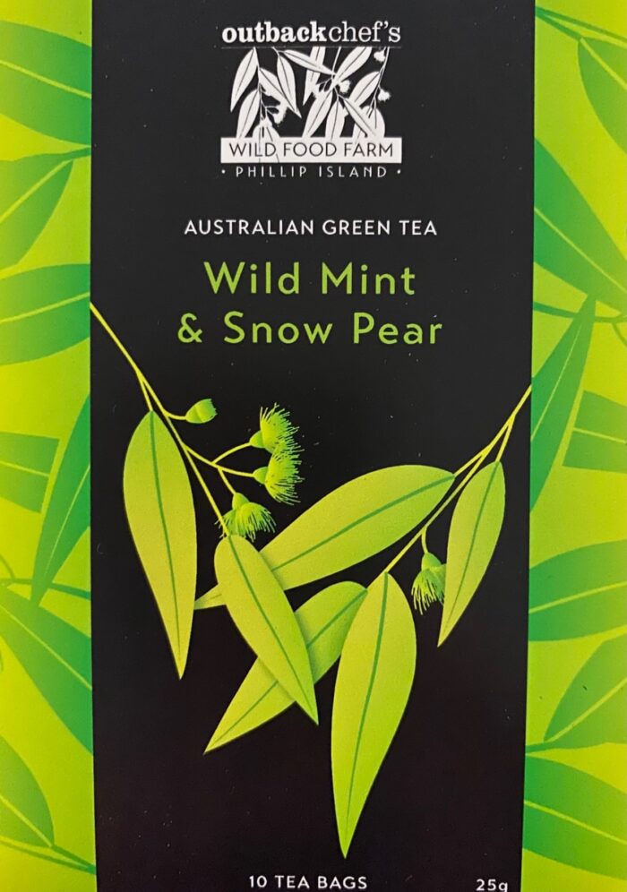Wild Mint and Snow Pear a beautiful combination