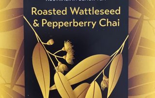 Roasted Wattleseed and Pepperberry Chai, east meets went in this aromatic brew