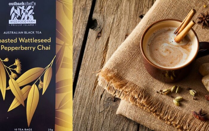 Roasted wattleseed and pepperberry chai tea, a delicious and healthy option