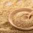 Sesame seeds, white. A great addition to salads