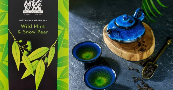 Wild Mint and Snow Pear with Australian Green Tea, a heavenly combination, a beautiful tea.