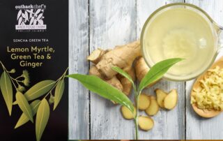 Lemon myrtle combines with Australian grown green tea and ginger