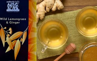 Wild Lemon Grass and Ginger Tisane, a beautiful relaxing tea, great for digestion