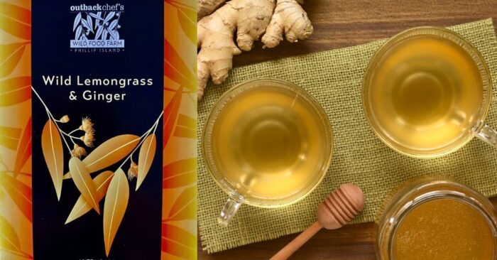 Wild Lemon Grass and Ginger Tisane, a beautiful relaxing tea, great for digestion