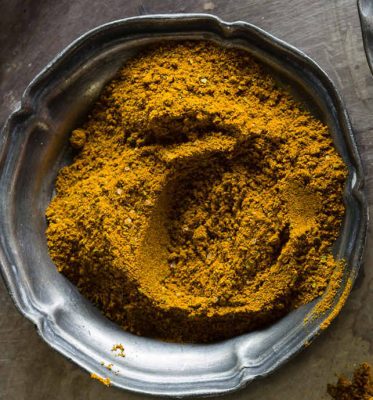Australian Yellow curry with Lemon myrtle and Anise myrtle