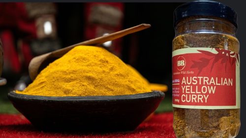 Australian Yellow Curry with a fusion of Australian wild herbs
