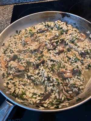 Mushroom Risotto Wild Food Farm