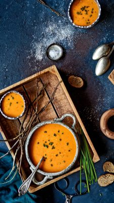 Spiced pumpkin soup, this soup is really worth trying