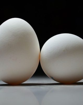 Eggs for breakfast with toast and warrigal greens