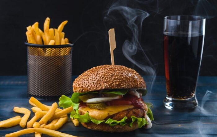 Vegan or vegetarian burger, a tasty way to enjoy Bush BBq's range of spice rubs