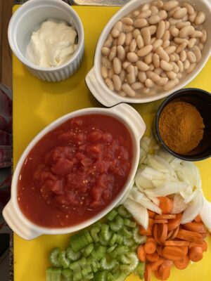 Prepare your ingredients for your quick and easy meal