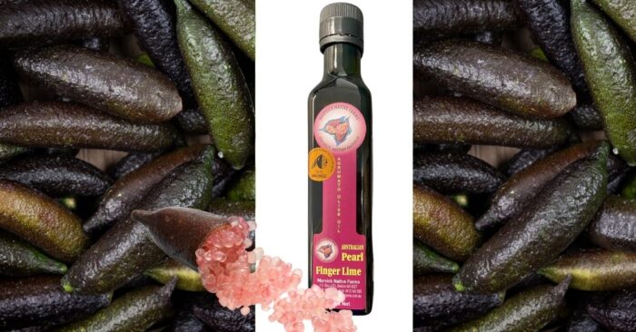 Finger Lime Olive oil 100% Australian grown and produced