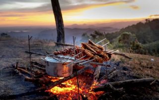 Bush BBQ, the perfect setting for a relaxing dinner