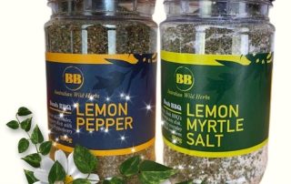 Lemon Myrtle and Pepperberry make a great duo and handy for your pantry