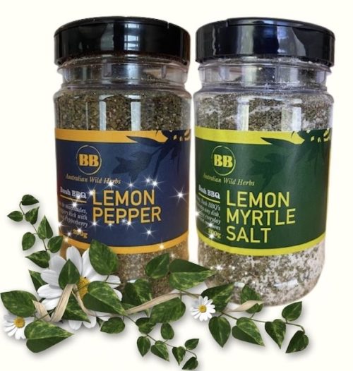 A great little affordable gift, the Lemon myrtle salt pack with Australian pepperberries