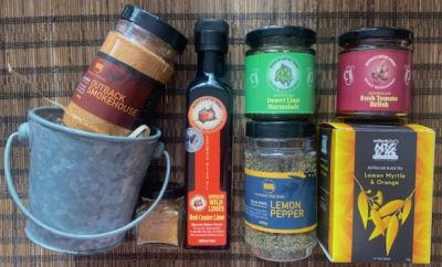 Bushfood Bucket Entertainers, a spicy combo of flavours with a great little bucket
