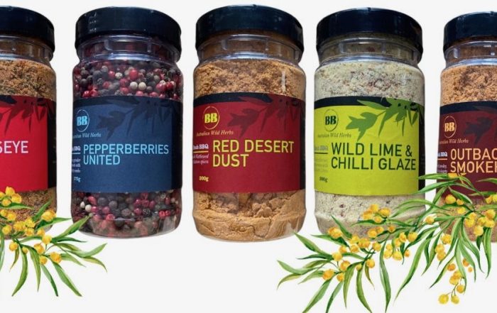 A selection of our popular herbs and spices ready for use in the BBQ